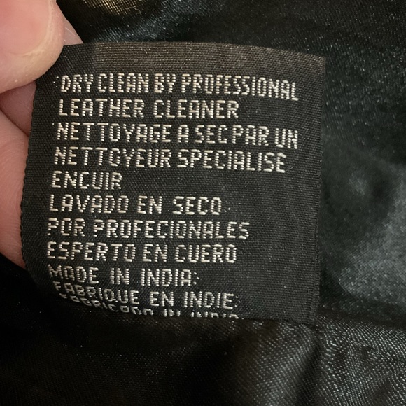 Haggar 100% genuine leather trench coat - Picture 8 of 11